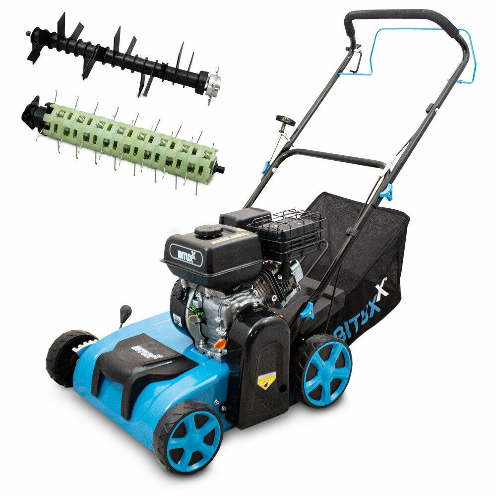 Benzínový vertikutátor Kultivátor do zeminy 7HP silný BITUXX 40L M18193